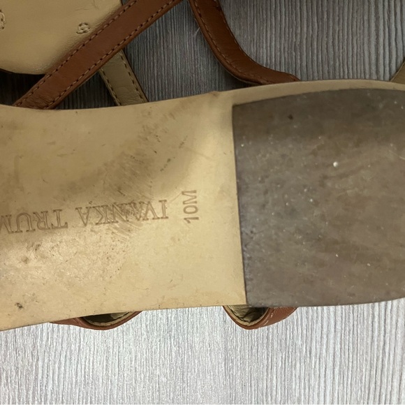 Ivanka Trump Embellished T strap sandals size 10 - Picture 5 of 5